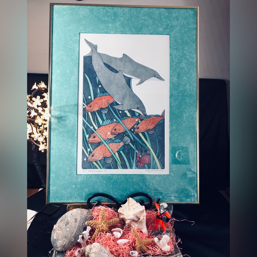 “Dandy Dolphin Duo” by Mitzi Johnston